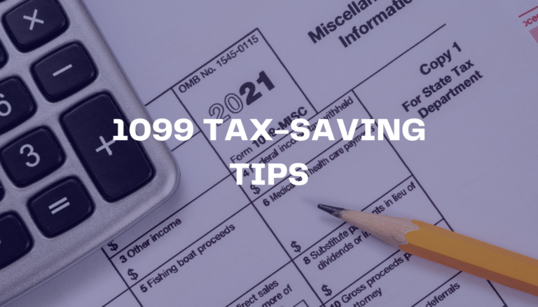 1099 Tax Saving Tips